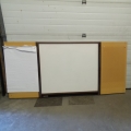 44.5 x 48 in. Autumn Maple Enclosed White Board Egan